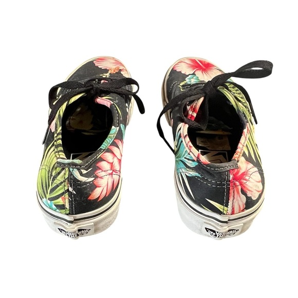 Women’s Vans Black Floral Sneakers - Picture 4 of 5